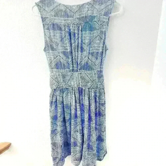 Skies Are Blue Dress XS Tie Waist Sleeveless Stretchy - Picture 4 of 5